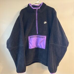 Nike Sherpa Club Fleece Anorak Jacket